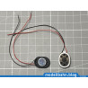 Miniature speaker 20x14x4mm with 8 ohms and 1 watt