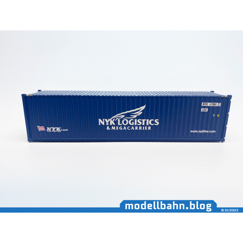 40ft Überseecontainers "NYK Logistics" (1:87 / H0) 40ft Überseecontainers "NYK Logistics" (1:87 / H0)