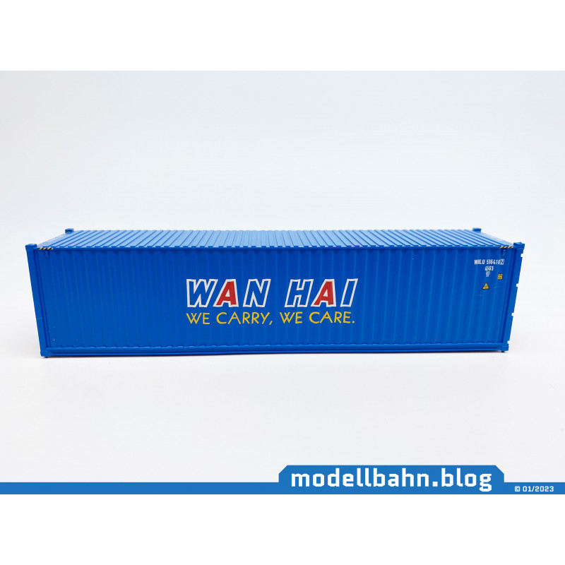 40ft Überseecontainers "WAN HAI" (1:87 / H0) 40ft Überseecontainers "WAN HAI" (1:87 / H0)