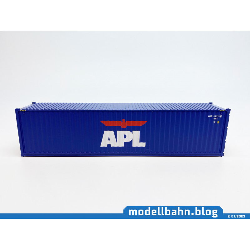 40ft oversea container "American President Lines - APL" (H0 / 1:87) 40ft oversea container "American President Lines - APL" (H0 / 1:87)
