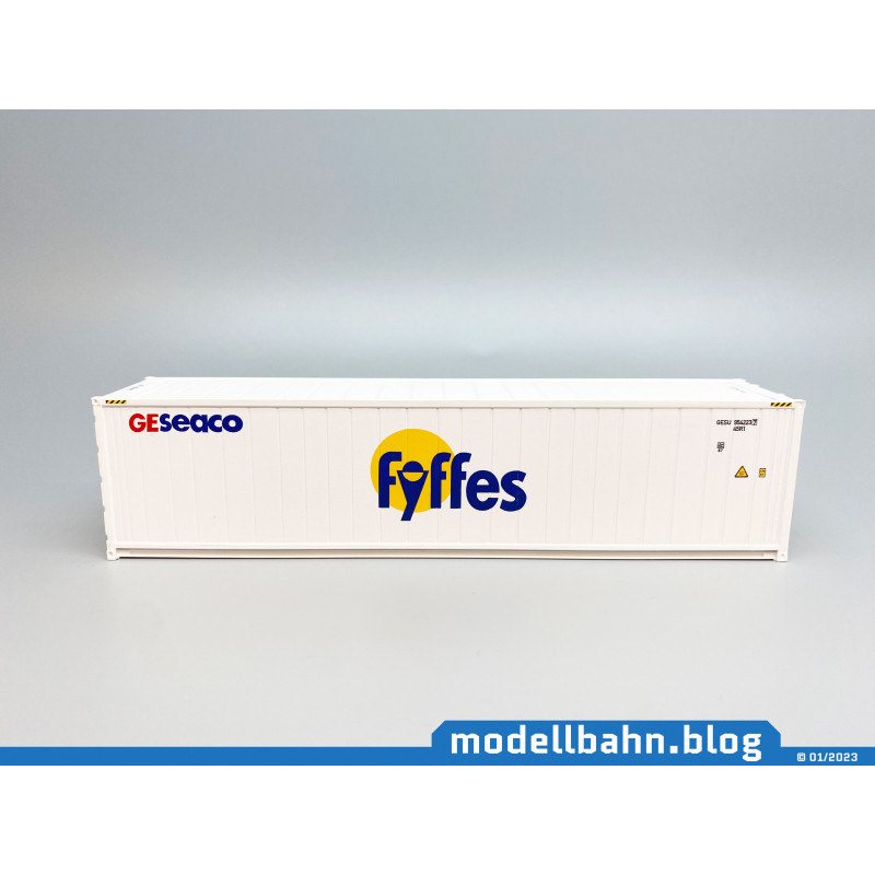 40ft reefer container "Fyffes GEseaco" (1:87 / H0) 40ft reefer container "Fyffes GEseaco" (1:87 / H0)