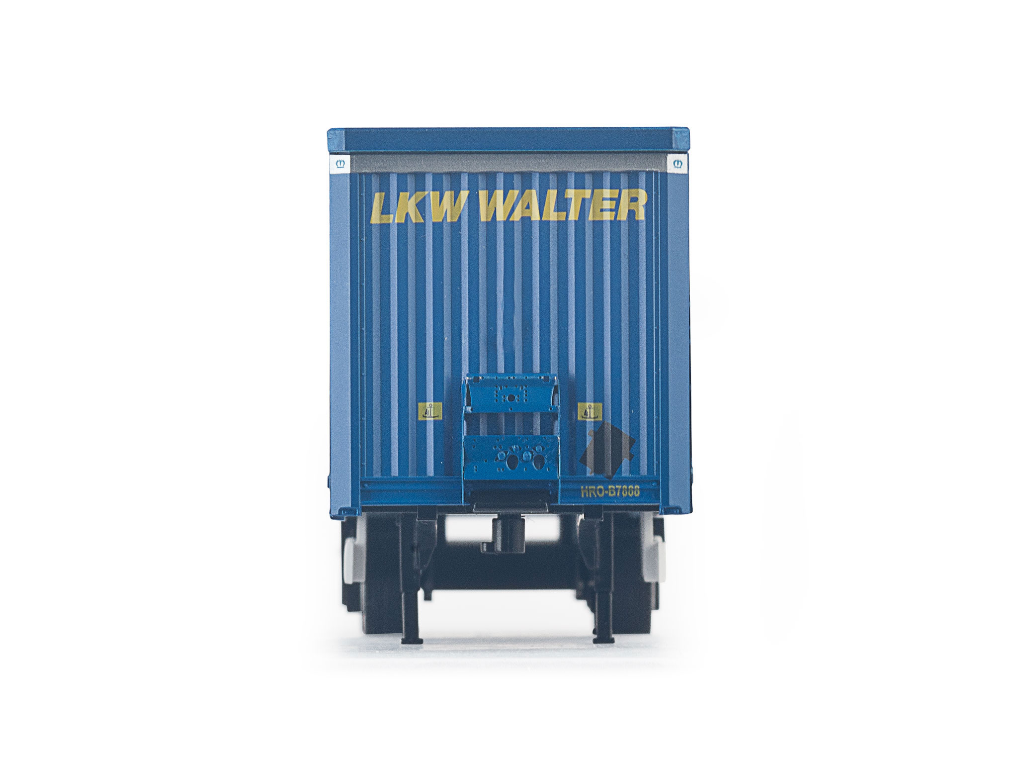 Stirnseite des Krone Megatrailer "LKW Walter" 